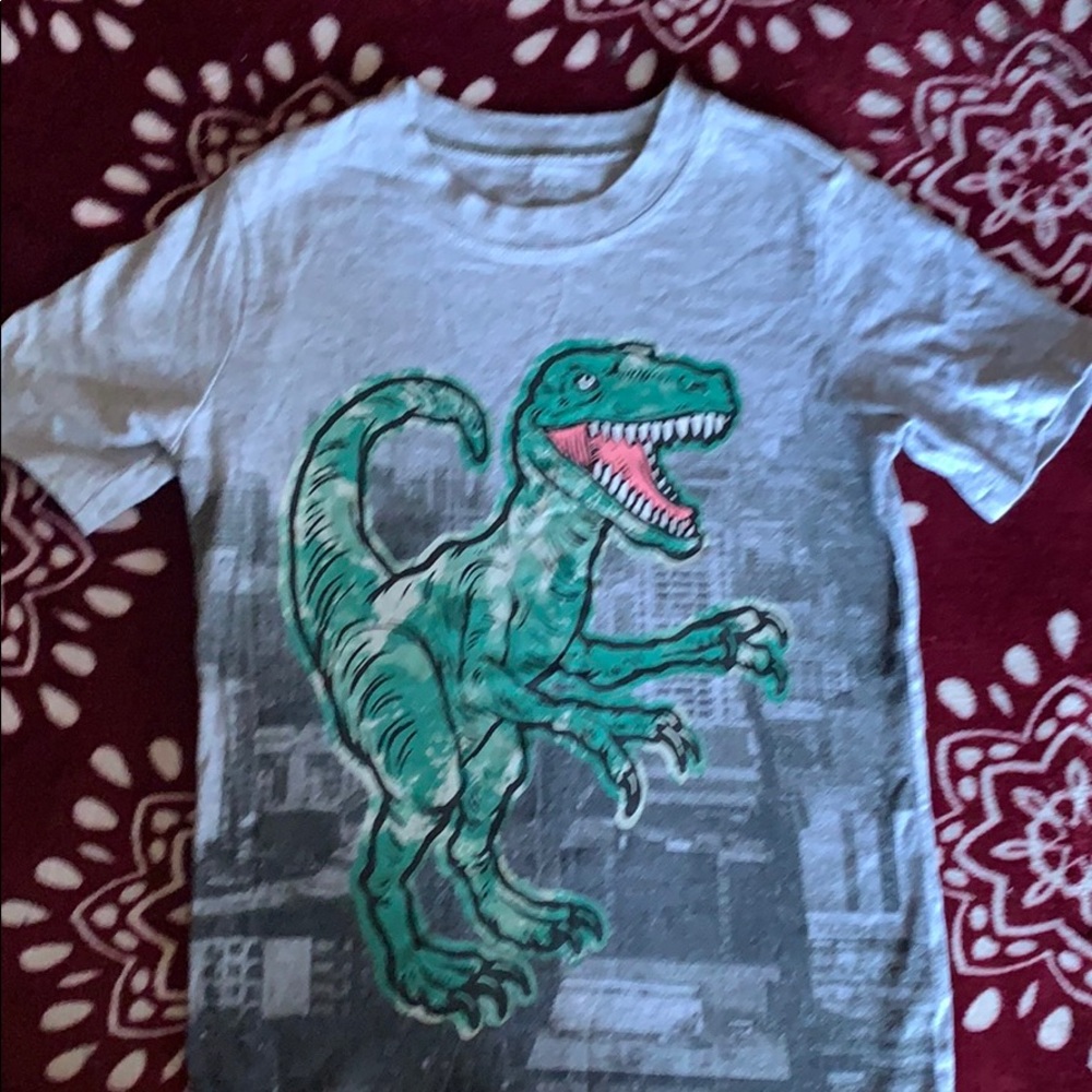 Carter’s Dino graphic t-shirt. Size 4/5